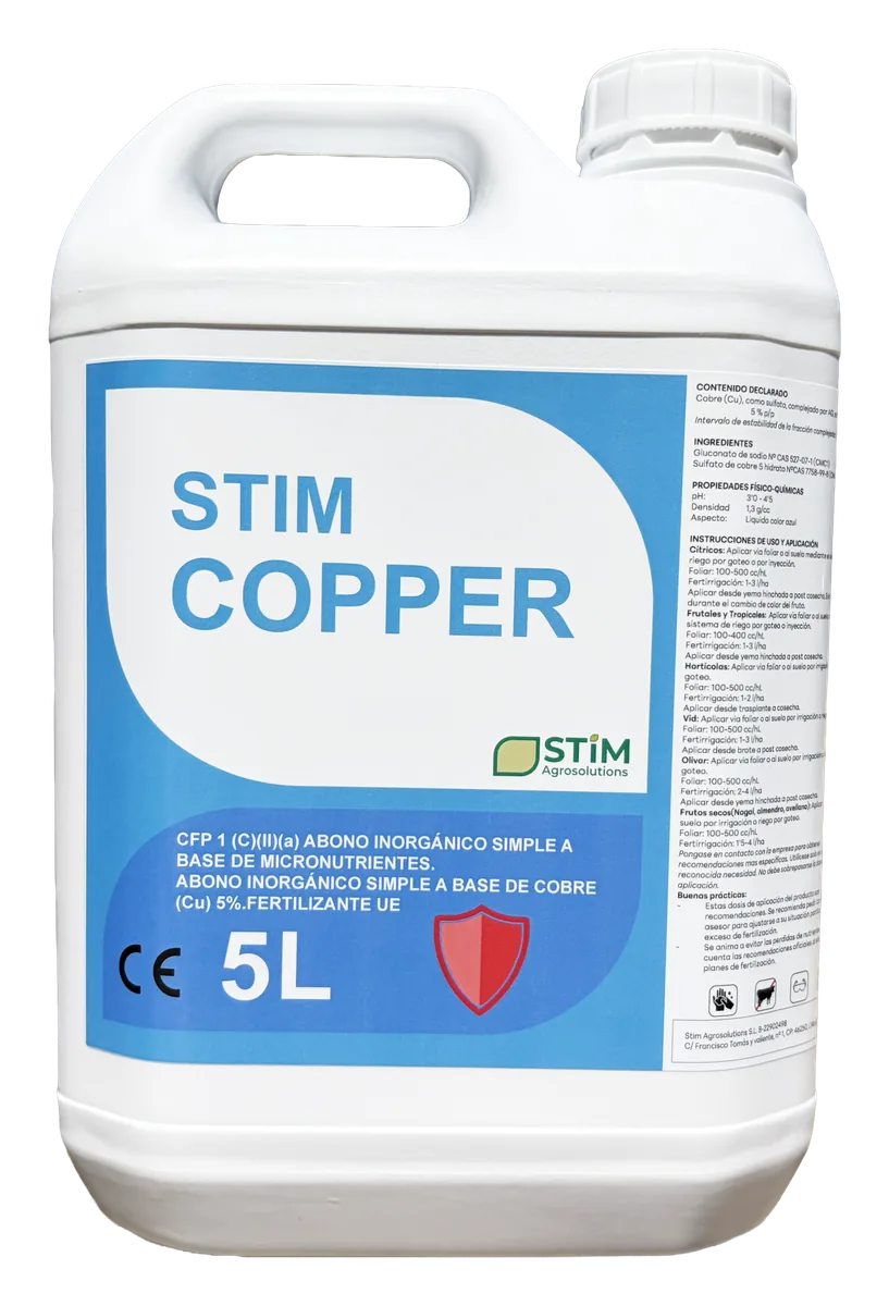 Envase de STIM COPPER de STIM Agrosolutions